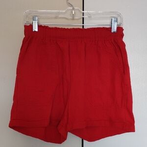 Briggs New York High Waist Red Shorts